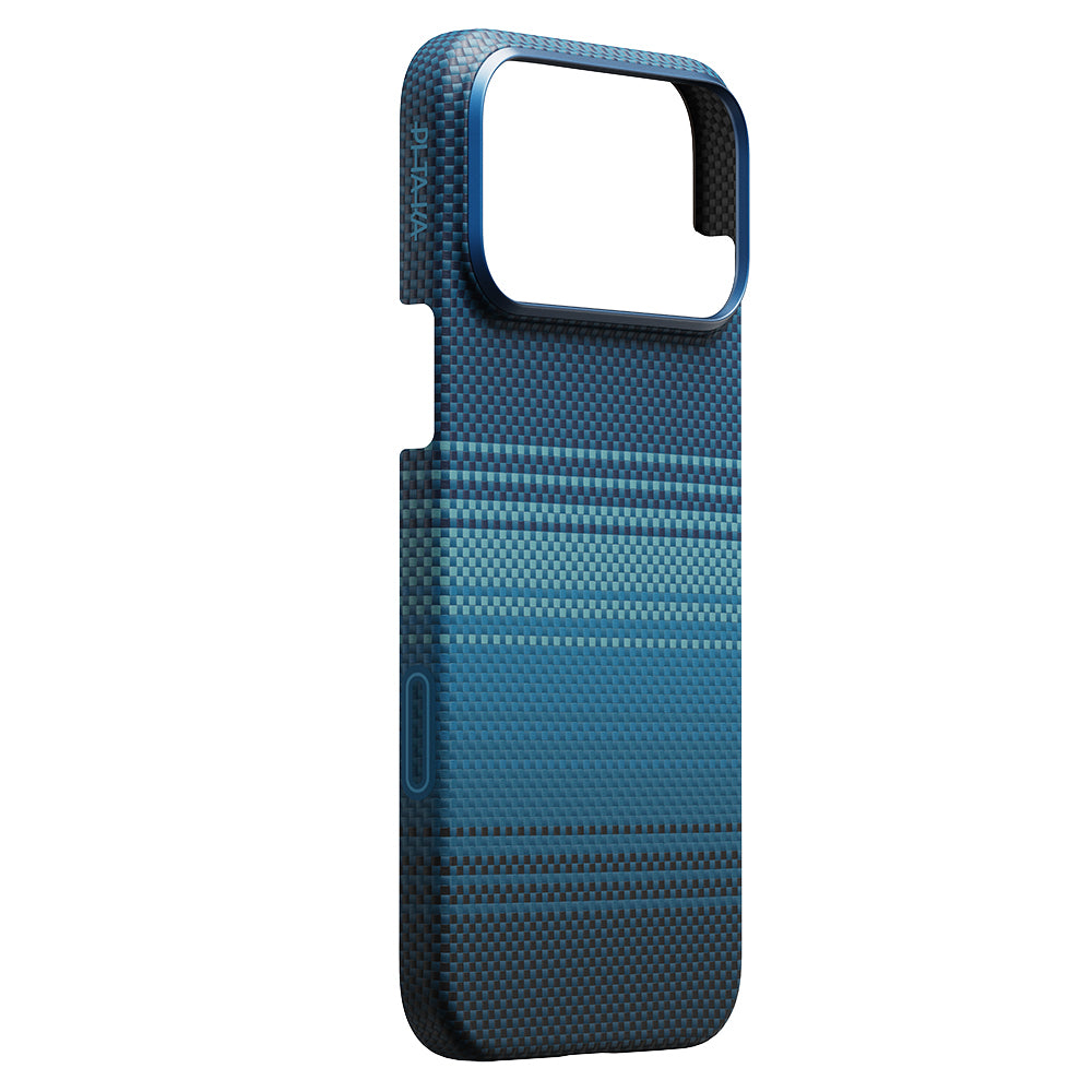 Pitaka Tactile Woven Sunset-Moonrise Serisi iPhone 17 Pro Max Kılıf Magsafe Aramid Fiber Sunset Kılıf