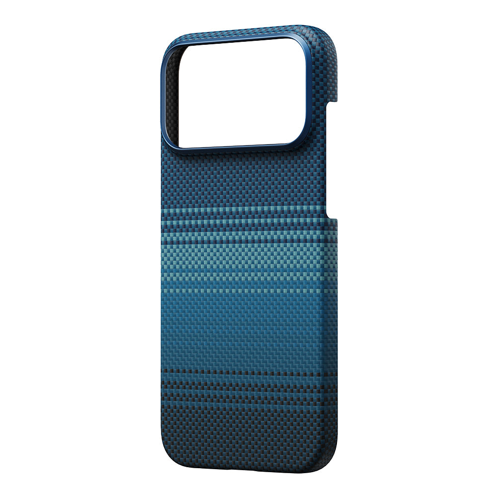 Pitaka Tactile Woven Sunset-Moonrise Serisi iPhone 17 Pro Max Kılıf Magsafe Aramid Fiber Sunset Kılıf