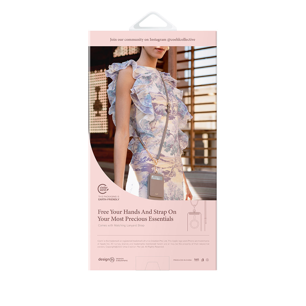 Coehl Mirelle iPhone 17 Pro Max M-safe Şarj Özellikli Askı İpli Telefon Kılıfı
