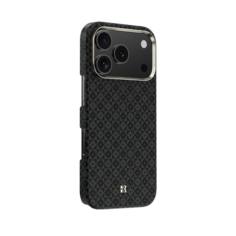 Benks ArmorAir ArmorGrid Serisi iPhone 17 Pro Max M-Safe Şarj Özellikli Kevlar Kılıf