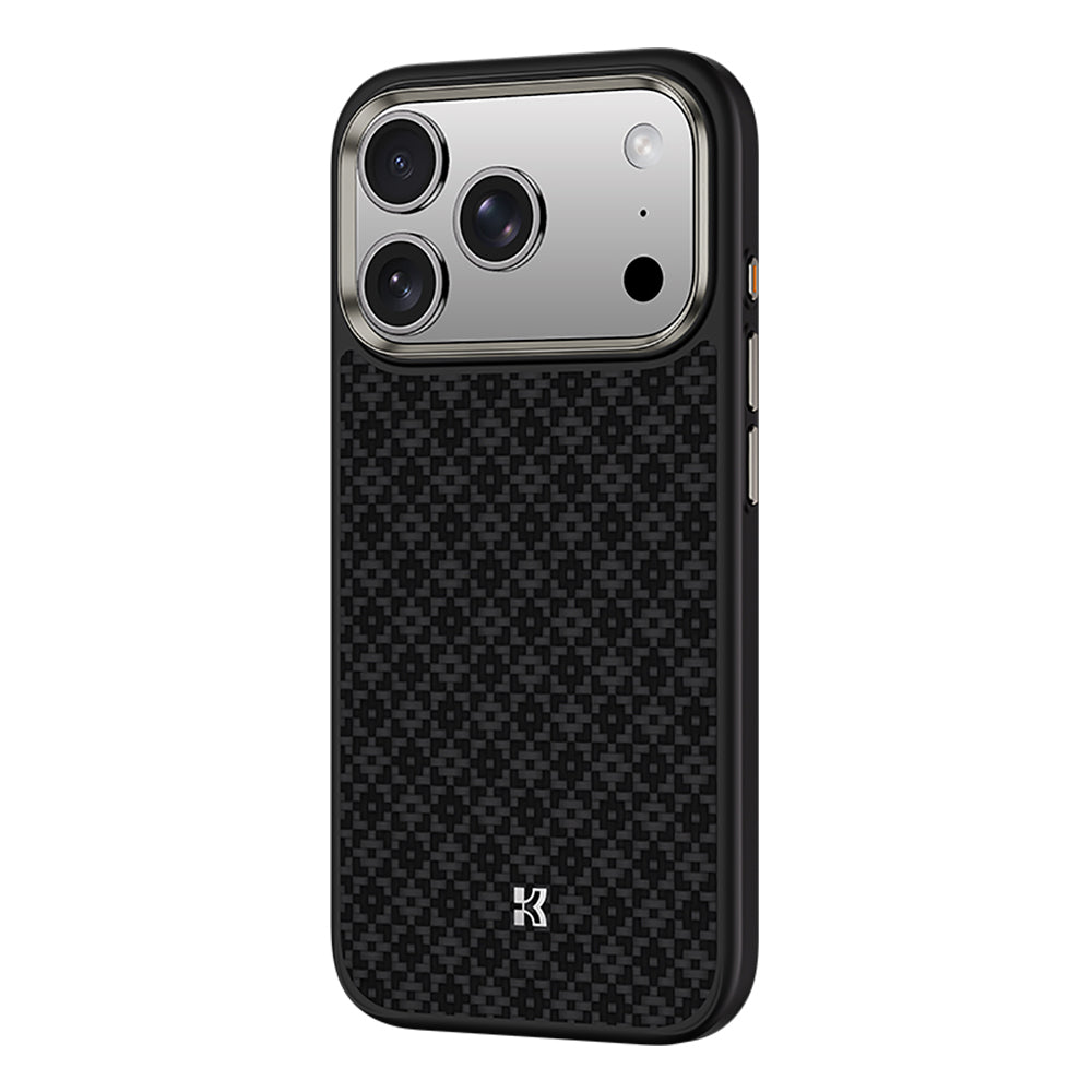 Benks ArmorPro ArmorGrid Serisi iPhone 17 Pro Max M-Safe Şarj Özellikli Kevlar Kılıf