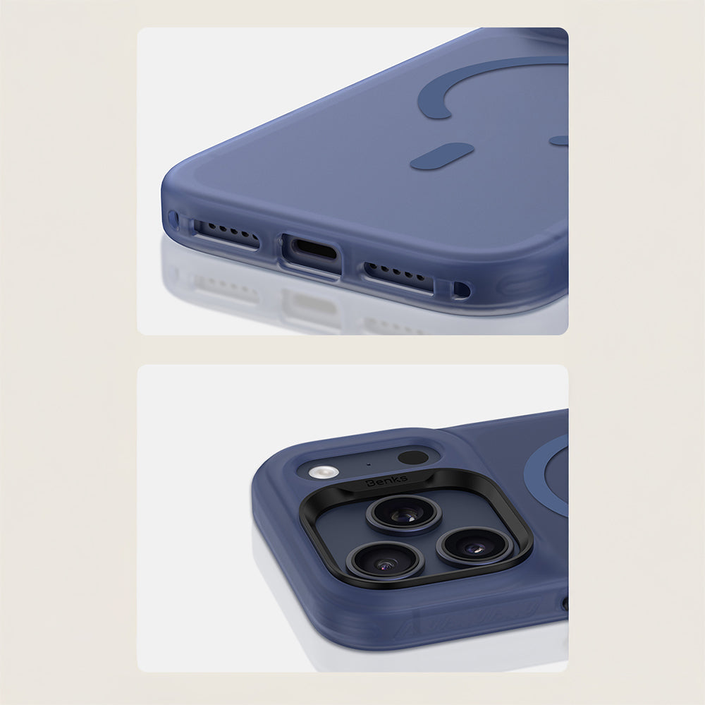 Benks C-Magnet Lucid iPhone 17 Pro Max M-Safe Şarj Özellikli Armor Kılıf