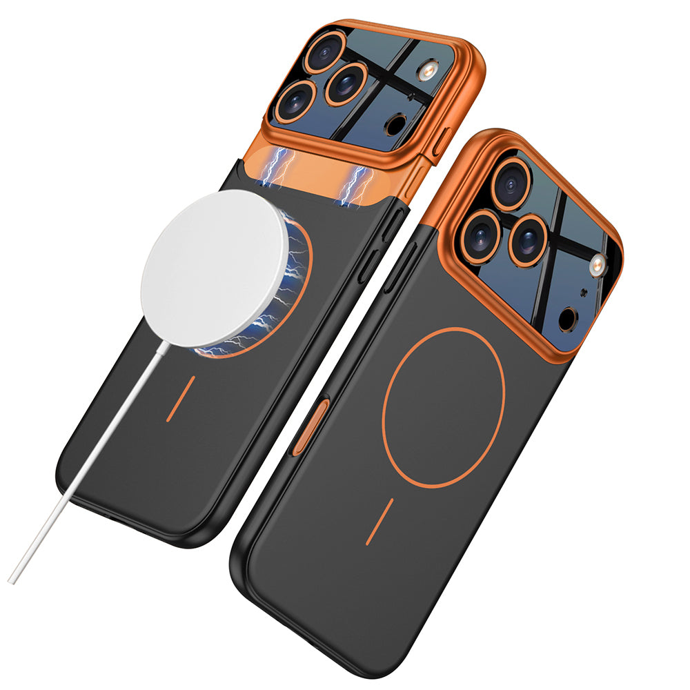 Cepax iPhone 17 Pro Max M-safe Şarj Özellikli Çift Parçalı Napoli Kılıf