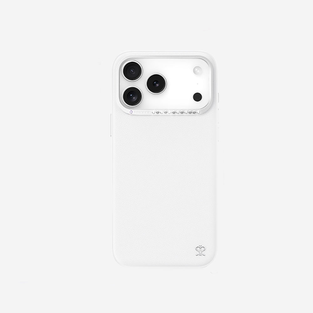 Pynana Starry Serisi iPhone 17 Pro Max Kılıf M-safe Şarj Özellikli Deri Tasarımlı Telefon Kılıfı