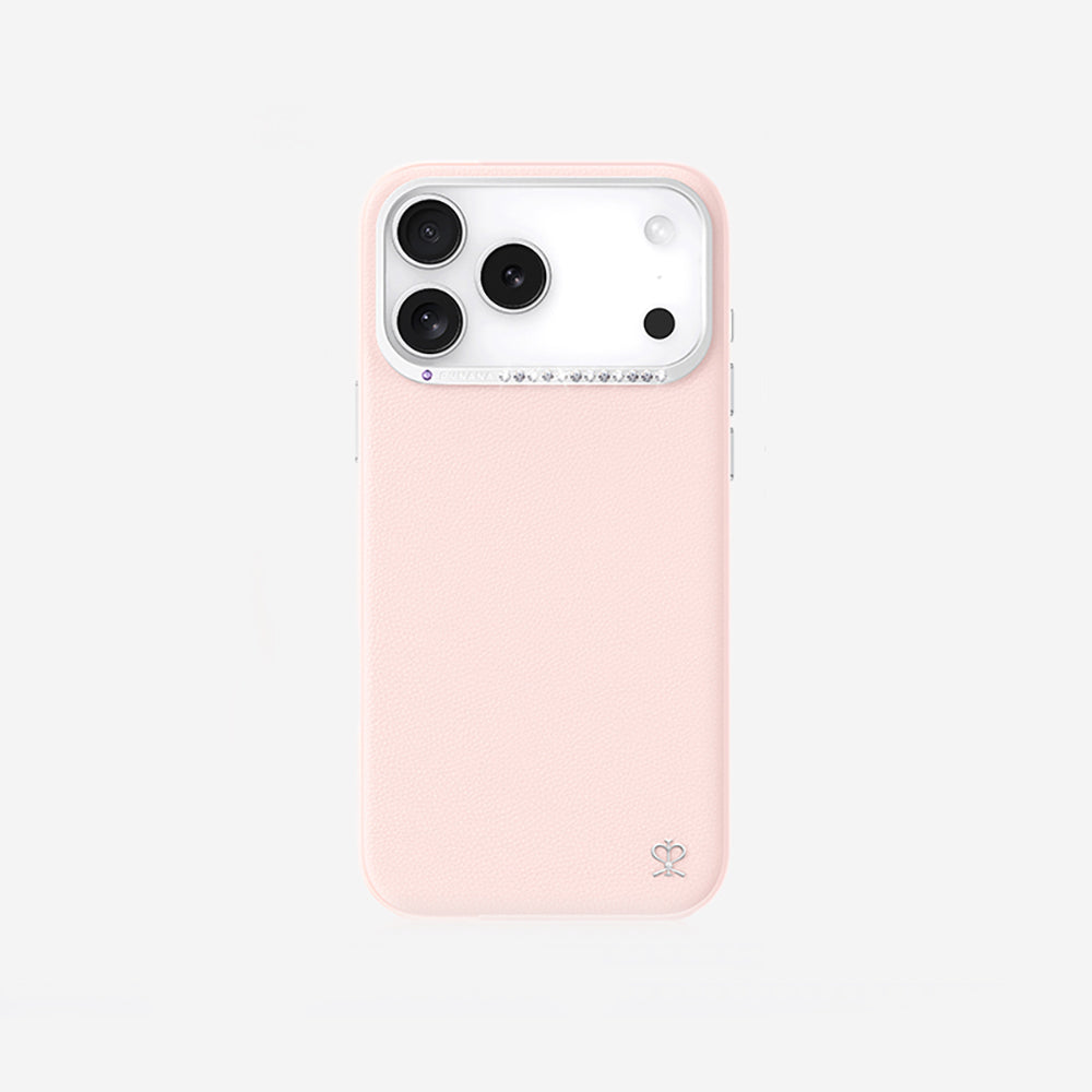 Pynana Starry Serisi iPhone 17 Pro Max Kılıf M-safe Şarj Özellikli Deri Tasarımlı Telefon Kılıfı
