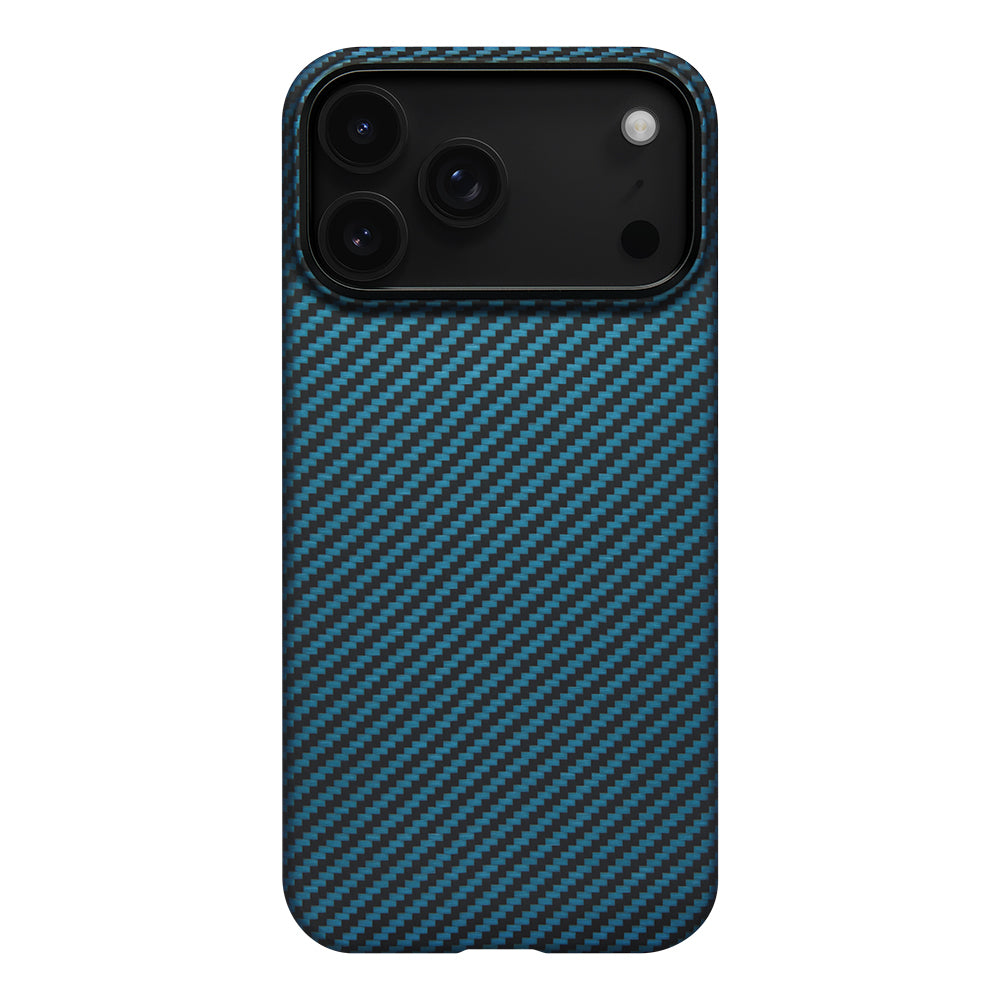 iPhone 17 Pro Max Kılıf M-Safe Şarj Özellikli Kamera Kontrol Butonlu Aramid Fiber Pitaka Ultra-Slim Kılıf