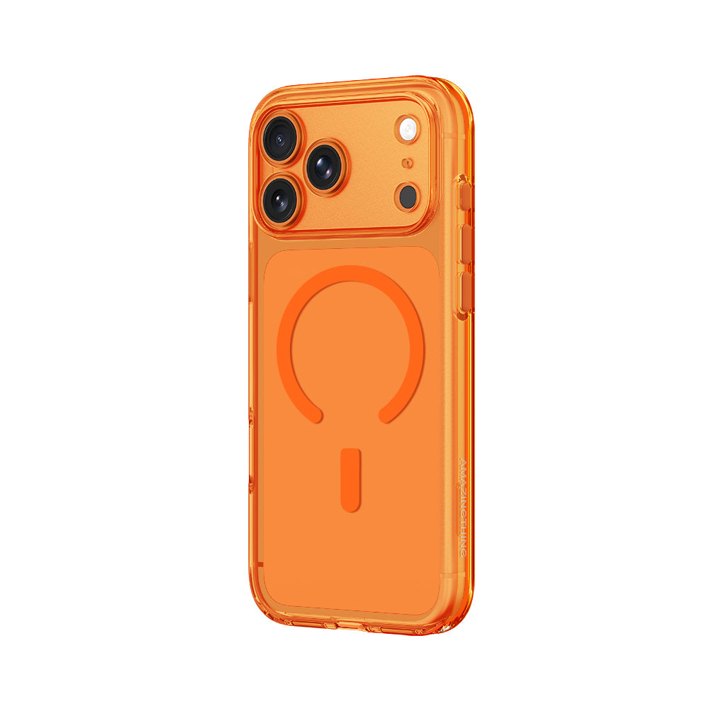 Amazingthing Minimal Lens Serisi iPhone 17 Pro Max M-safe Şarj Özellikli Kamera Korumalı Kılıf