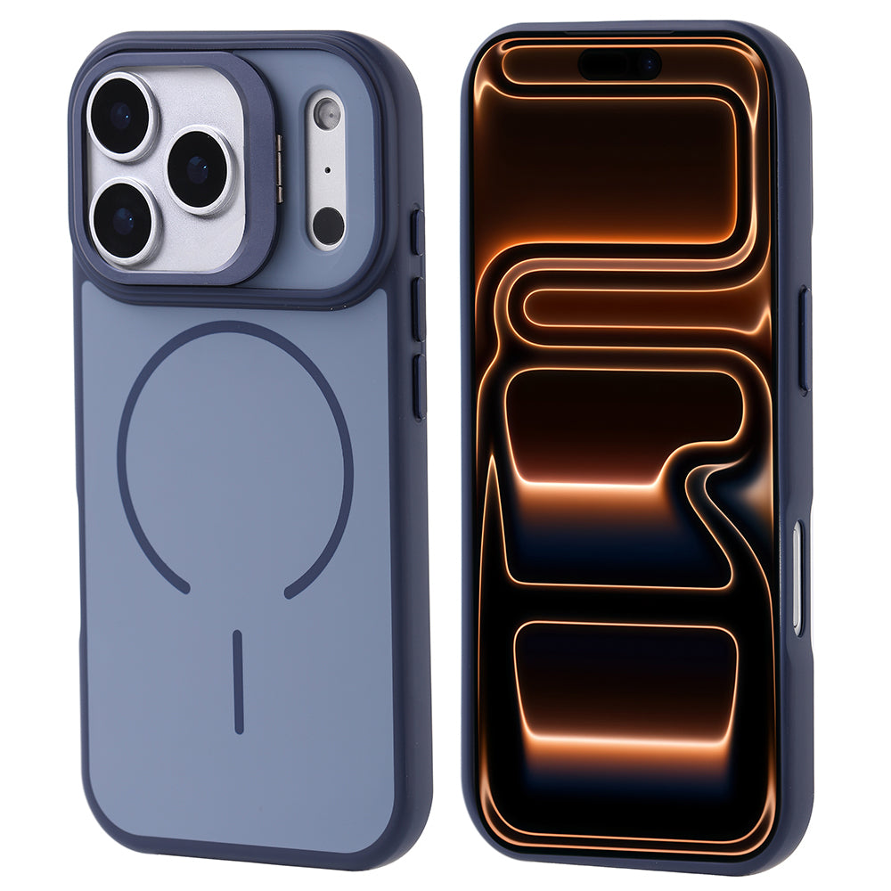 Cepax iPhone 17 Pro Max M-safe Şarj Özellikli Kamera Standlı Notron Kılıf