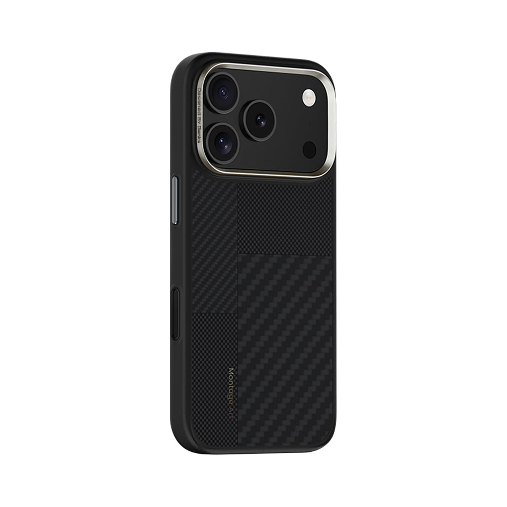 Benks Montage Hybrid ArmorPro iPhone 17 Pro Max M-safe Karbon Fiber Kevlar Kılıf