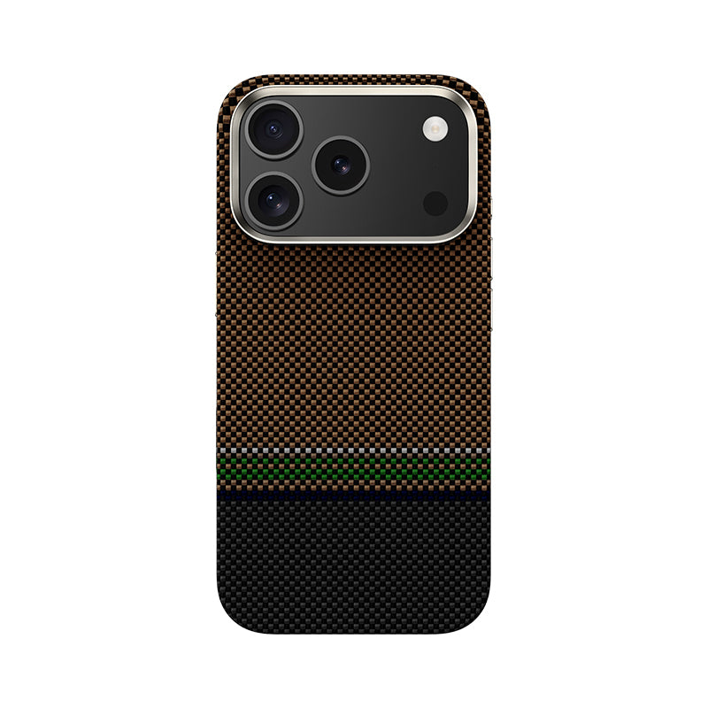 Benks Prestige ArmorPro iPhone 17 Pro Max Magsafe Karbon Fiber Tasarımlı Kevlar Telefon Kılıfı