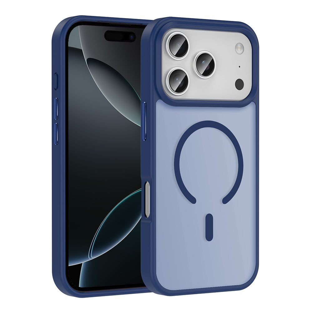 Cepax iPhone 17 Pro Max M-safe Şarj Özellikli Mat Arka Yüzey Sio Kılıf