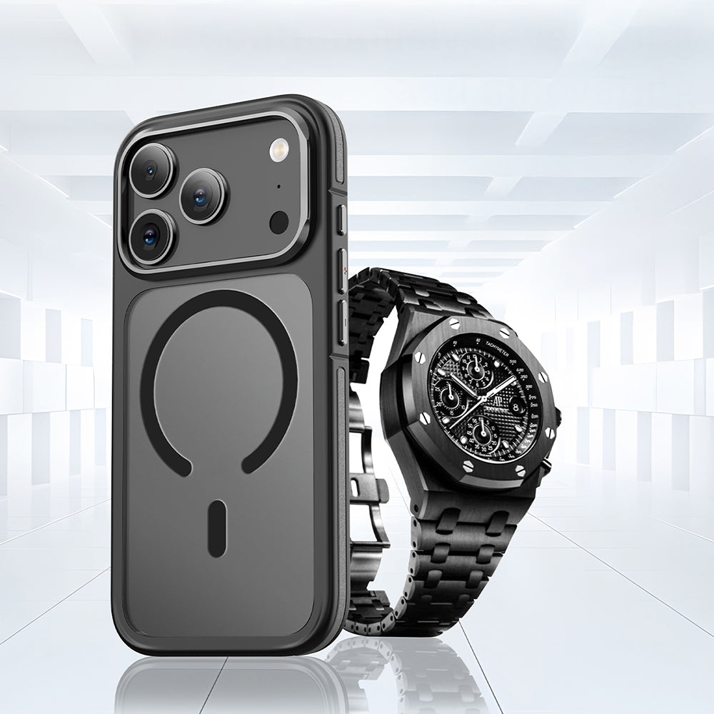 Wlons Vevo iPhone 17 Pro Max M-safe Şarj Özellikli Mat Görünümlü Telefon Kılıfı