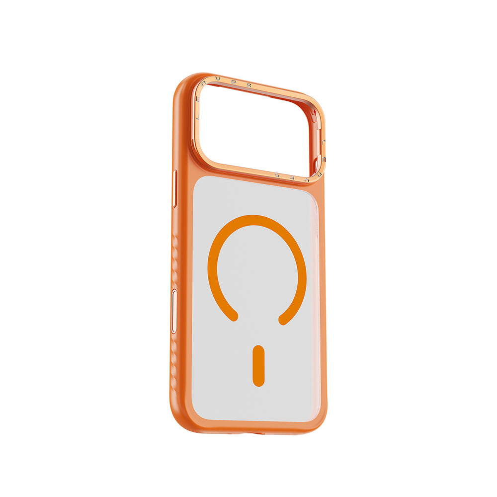 Lenyes CK226 iPhone 17 Pro Max M-safe Şarj Özellikli Metal Kamera Standlı PC Kılıf