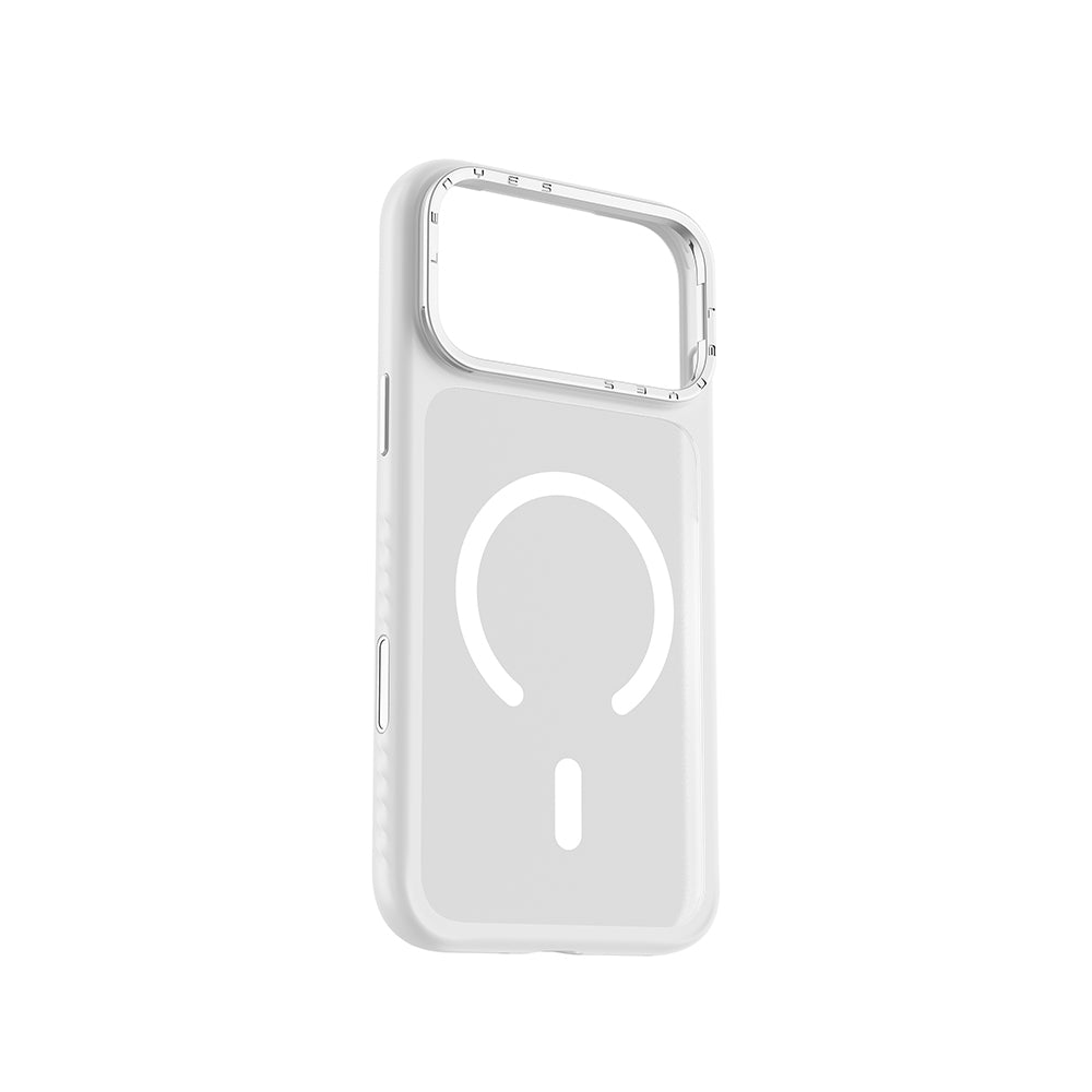 Lenyes CK226 iPhone 17 Pro Max M-safe Şarj Özellikli Metal Kamera Standlı PC Kılıf