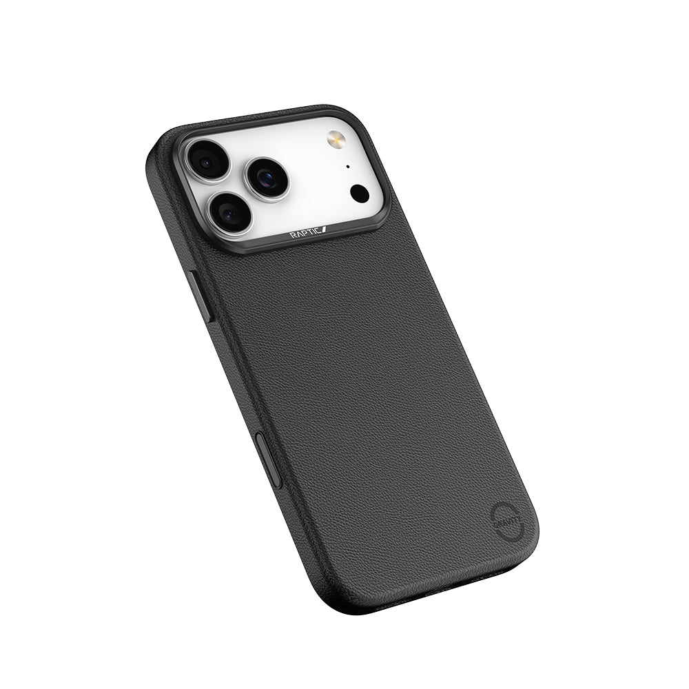 Raptic Urban Nano iPhone 17 Pro Max M-Safe Şarj Özellikli Polimerik Deri Telefon Kılıfı