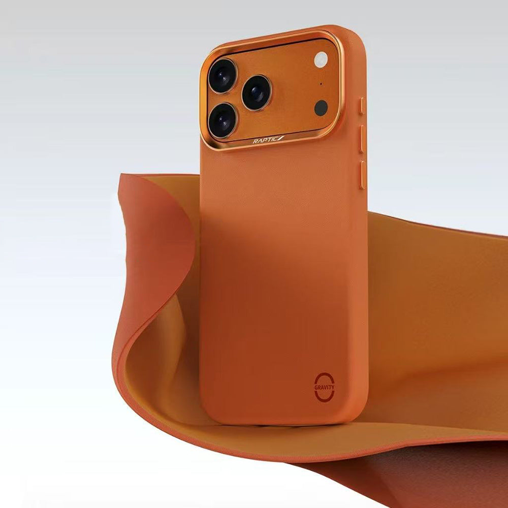 Raptic Urban Nano iPhone 17 Pro Max M-Safe Şarj Özellikli Polimerik Deri Telefon Kılıfı