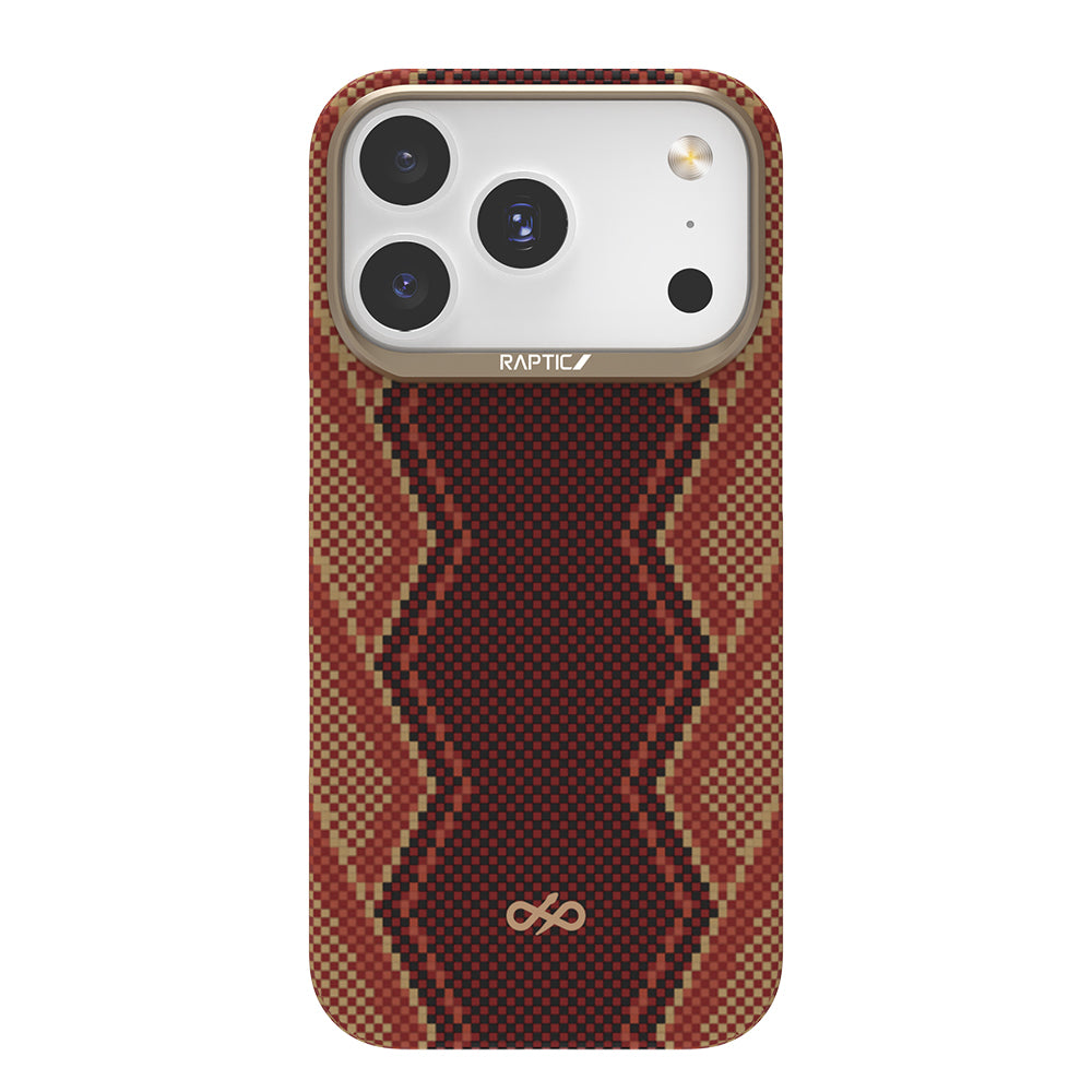 Raptic Aramid Skin Bionic Serisi iPhone 17 Pro Max Magsafe Telefon Kılıfı