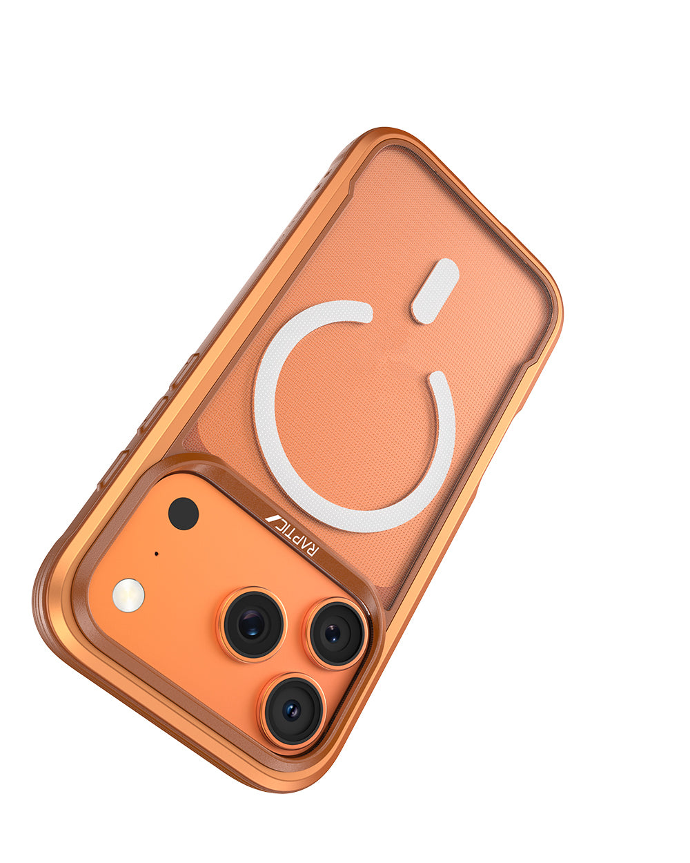 Raptic Shield Classic Serisi iPhone 17 Pro Max M-safe Şarj Özellikli Şeffaf Arka Yüzey C-Magnet Kılıf