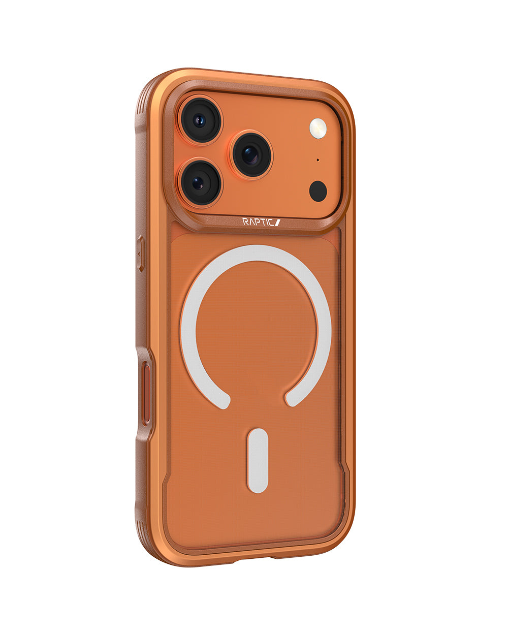 Raptic Shield Classic Serisi iPhone 17 Pro Max M-safe Şarj Özellikli Şeffaf Arka Yüzey C-Magnet Kılıf