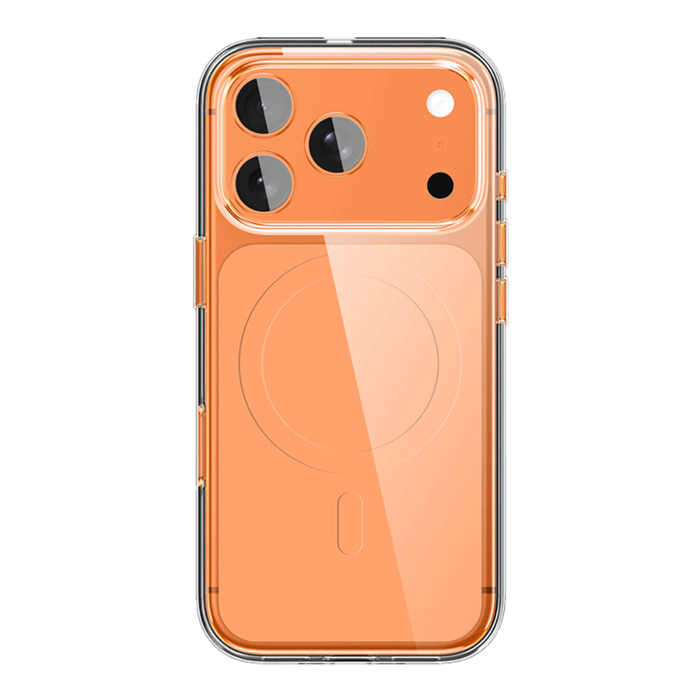 Wlons Apel iPhone 17 Pro Max M-safe Şarj Özellikli Şeffaf Tasarımlı Telefon Kılıfı