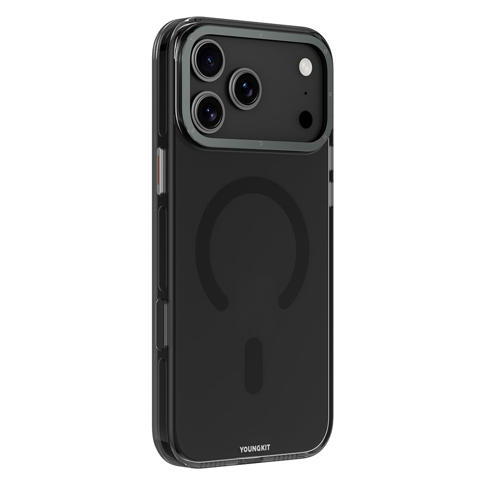 Youngkit Crystal Shield Serisi iPhone 17 Pro Max M-safe Şarj Özellikli Şeffaf Kılıf