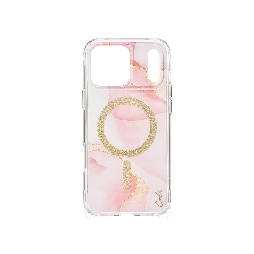 Coehl Aeris iPhone 17 Pro Max M-safe Şarj Özellikli Simli Magnetik Kılıf