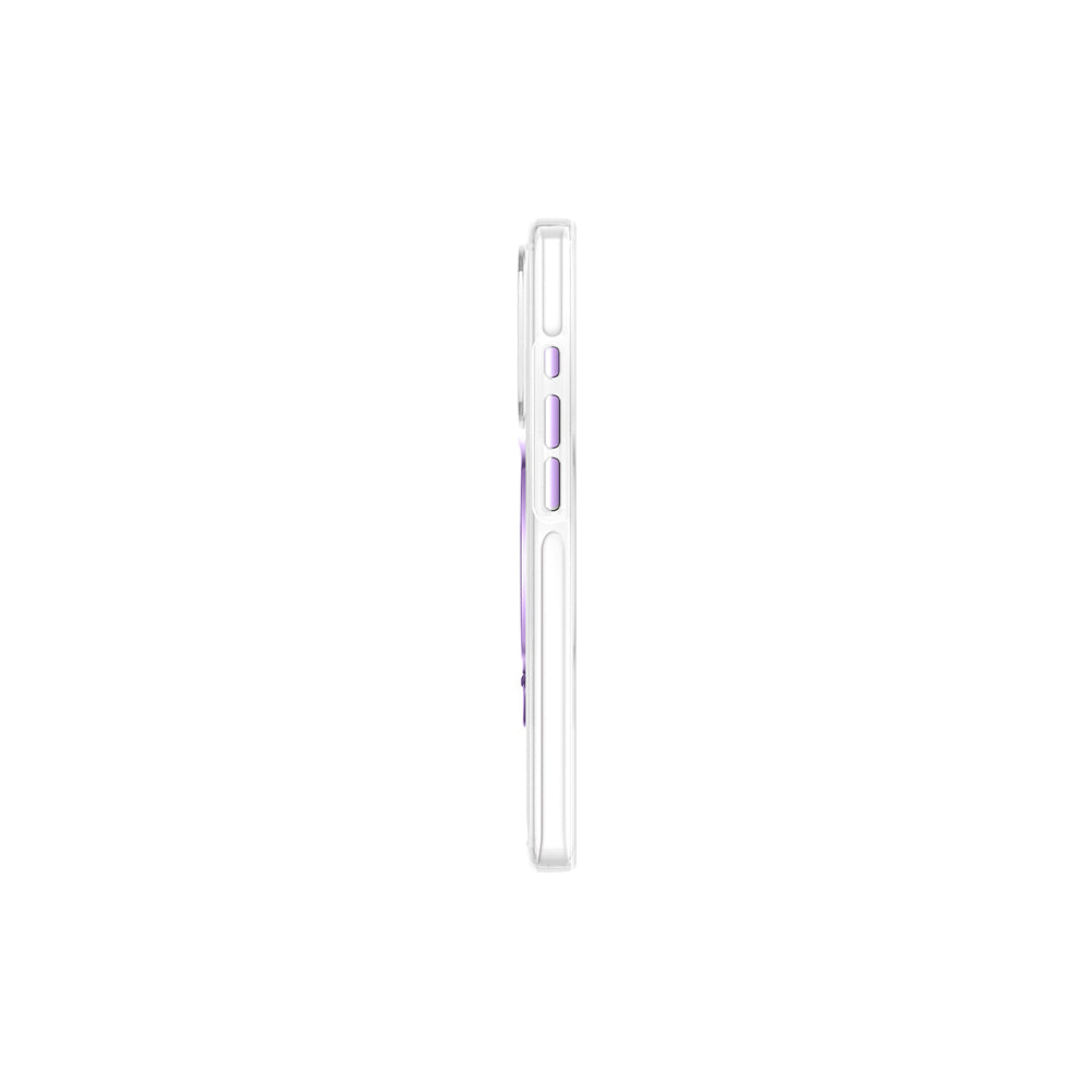 Pynana Dancing Circle Trendy Serisi iPhone 17 Pro Max Kılıf M-safe Şarj Özellikli Simli Standlı Kılıf