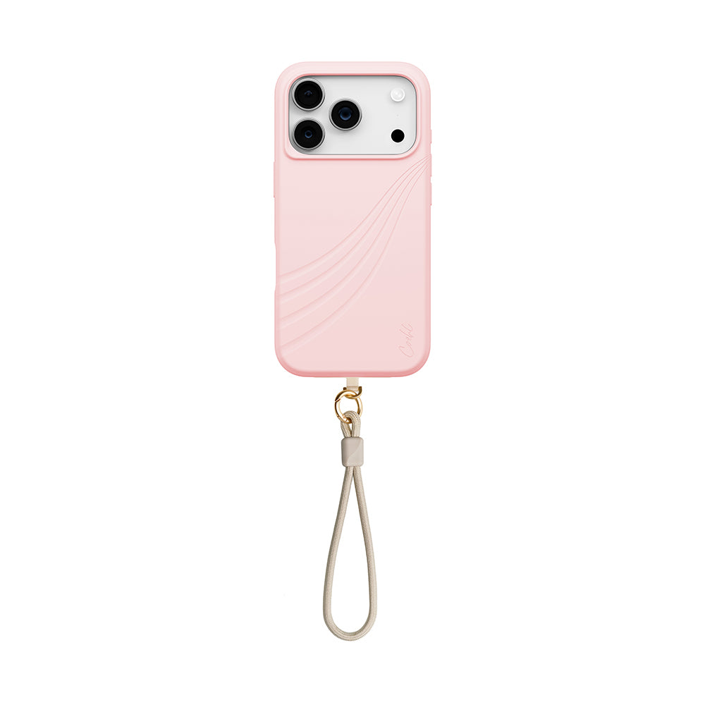 Coehl Serina iPhone 17 Pro Max M-safe Şarj Özellikli Soft Arka Yüzey Askı İpli Kılıf