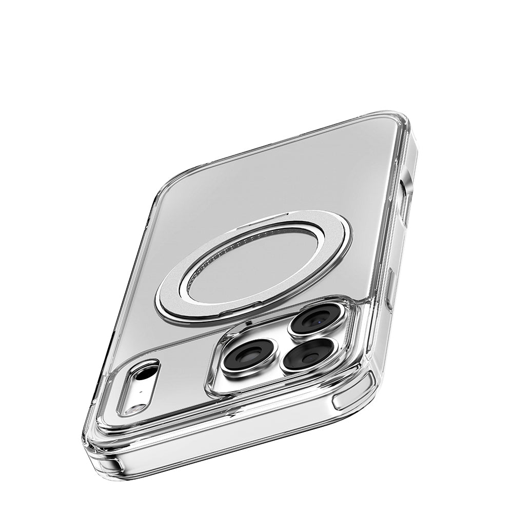 Mutural Fresh Serisi iPhone 17 Pro Max M-safe Şarj Özellikli Standlı Airbag Tasarımlı Kılıf