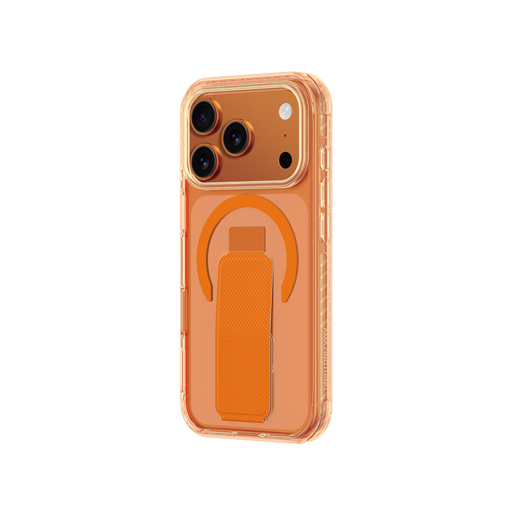 Amazingthing Titan Pro Plus iPhone 17 Pro Max M-safe Şarj Özellikli Standlı Kılıf
