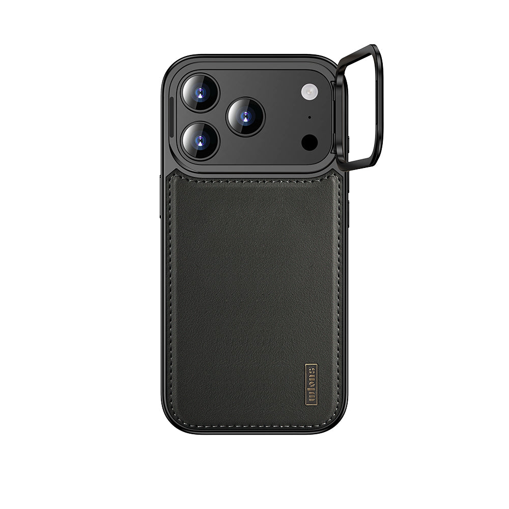 Wlons iPhone 17 Pro Max M-safe Şarj Özellikli Standlı Leto Telefon Kılıfı