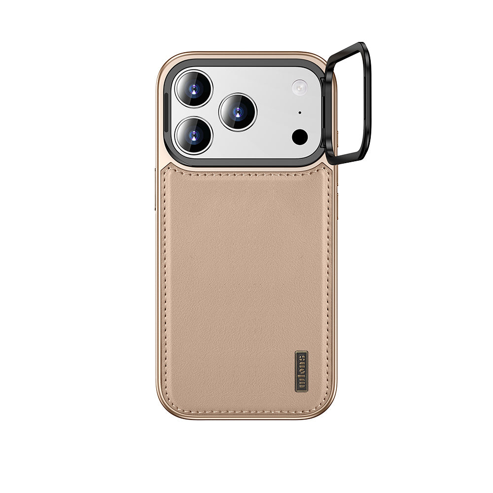 Wlons iPhone 17 Pro Max M-safe Şarj Özellikli Standlı Leto Telefon Kılıfı