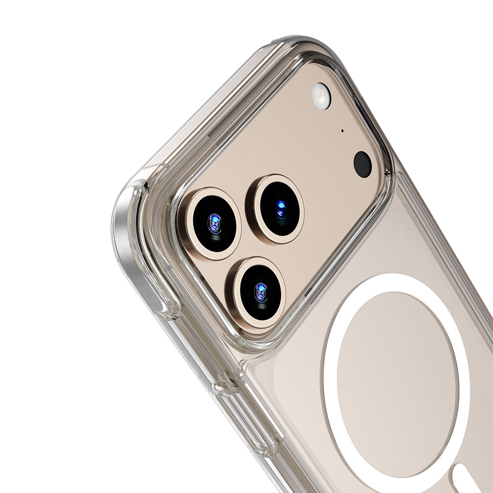 Wiwu MCC-702 Titanyum Pro Serisi iPhone 17 Pro Max M-safe Şarj Özellikli Sert PC Kılıf