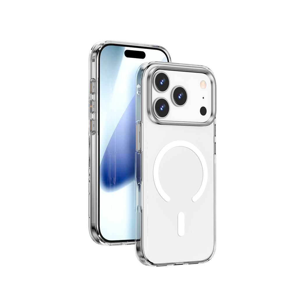 Wiwu YXK-208 Invisible iPhone 17 Pro Max Kılıf M-safe Ultra Sert PC Telefon Kılıfı