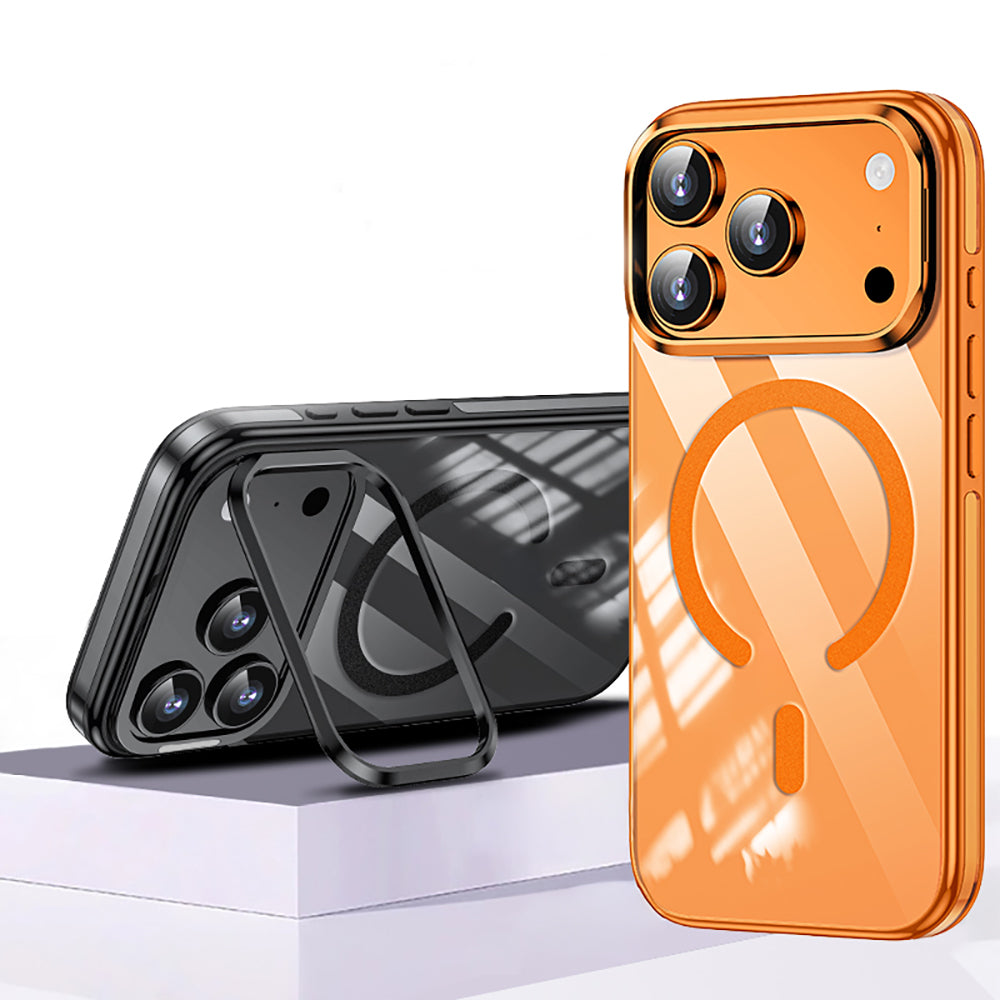 Wlons iPhone 17 Pro Max M-safe Şarj Özellikli Standlı Efsane Kılıf