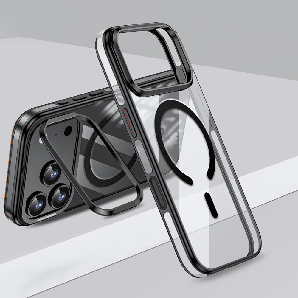 Wlons iPhone 17 Pro Max M-safe Şarj Özellikli Standlı Efsane Kılıf