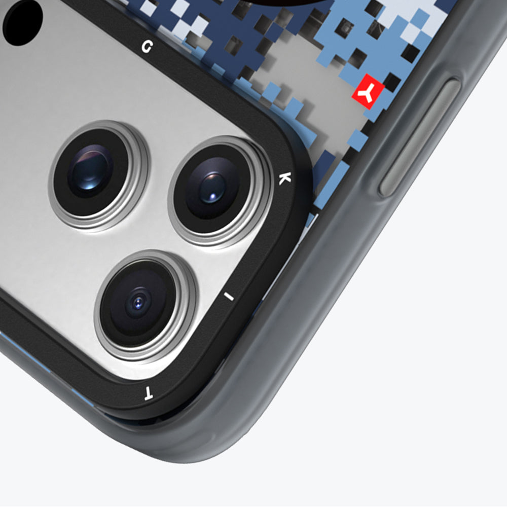 Youngkit Camouflage Sykell Serisi iPhone 17 Pro Max Kılıf M-Safe Şarj Özellikli Telefon Kılıfı