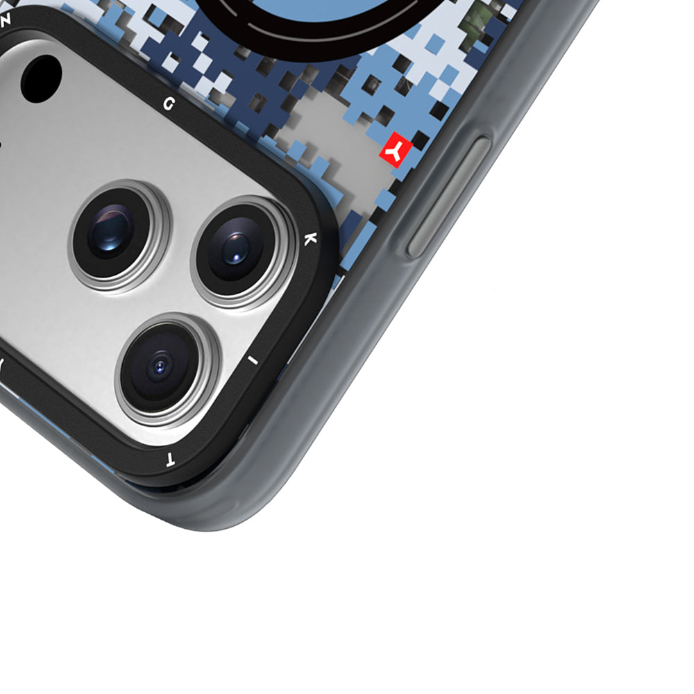 Youngkit Camouflage Sykell Serisi iPhone 17 Pro Max Kılıf M-Safe Şarj Özellikli Telefon Kılıfı