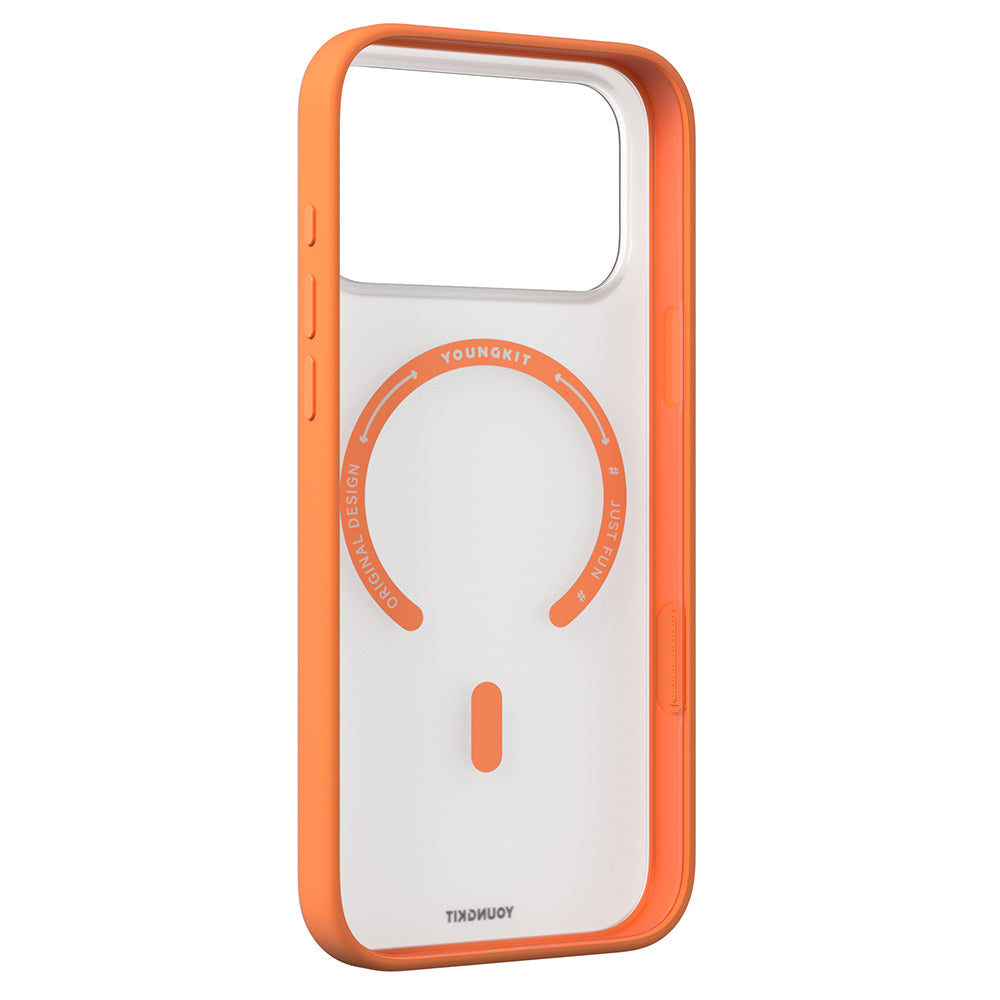 Youngkit Clear Serisi iPhone 17 Pro Max M-safe Şarj Özellikli Telefon Kılıfı