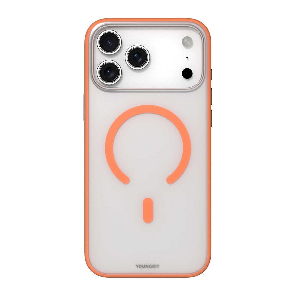 Youngkit Clear Serisi iPhone 17 Pro Max M-safe Şarj Özellikli Telefon Kılıfı