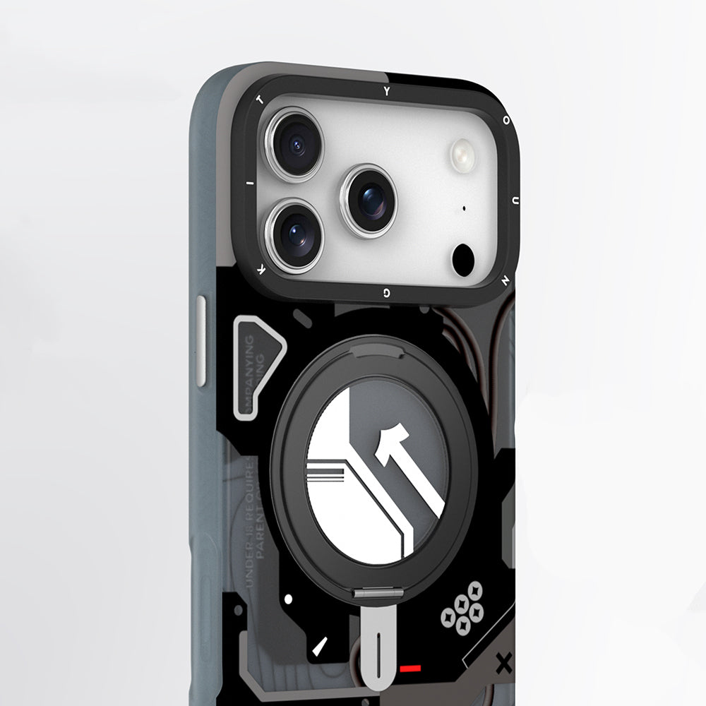 Youngkit Starship Serisi iPhone 17 Pro Max M-safe Şarj Özellikli Telefon Kılıfı