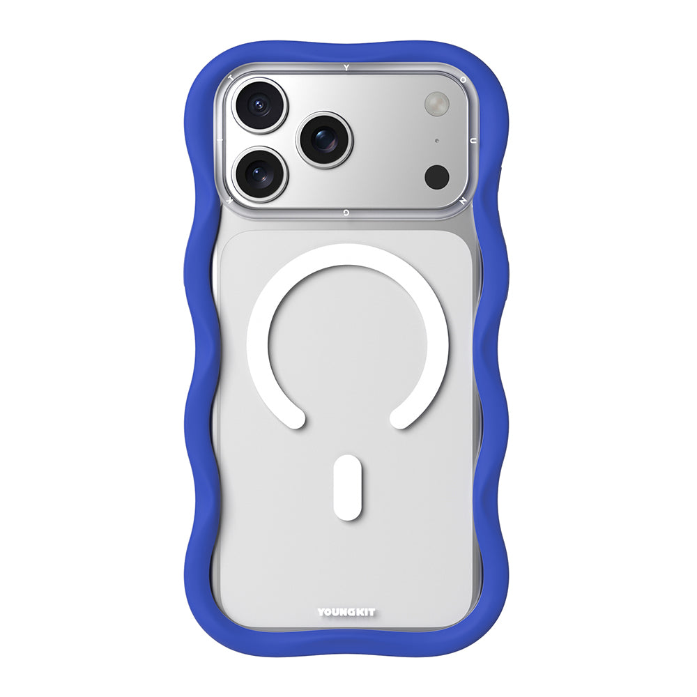 Youngkit Wave Clear Serisi iPhone 17 Pro Max Kılıf M-safe Şarj Özellikli Telefon Kılıfı