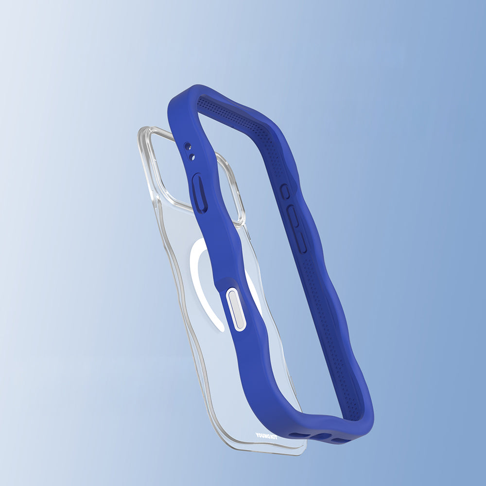 Youngkit Wave Matte Serisi iPhone 17 Pro Max M-safe Şarj Özellikli Telefon Kılıfı