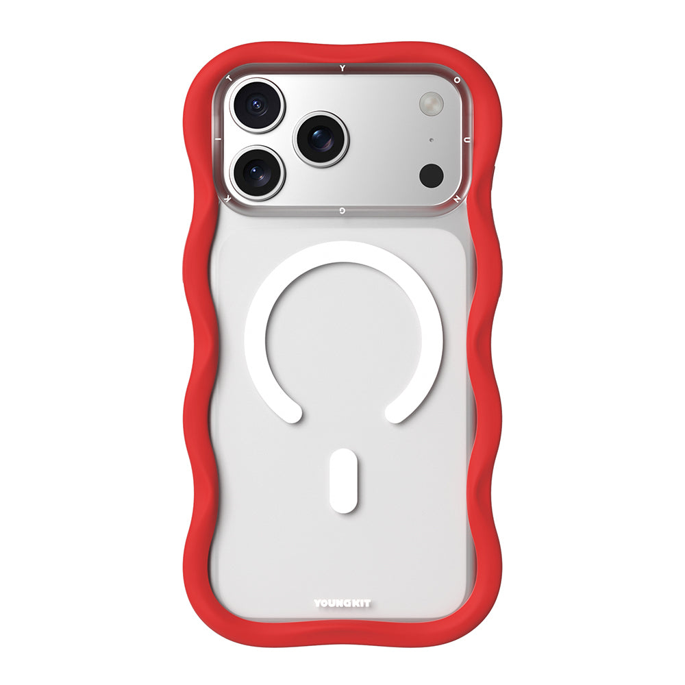 Youngkit Wave Matte Serisi iPhone 17 Pro Max M-safe Şarj Özellikli Telefon Kılıfı