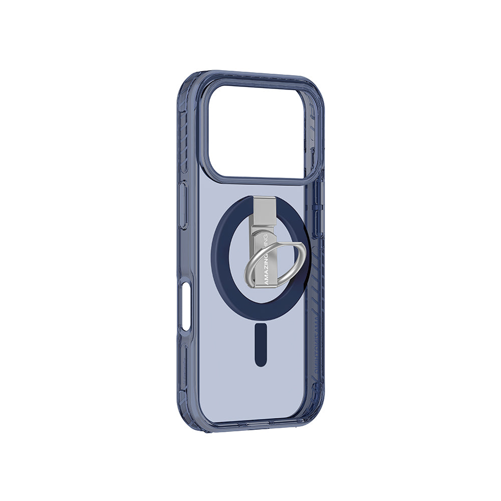 Amazingthing Titan Pro Serisi iPhone 17 Pro Max M-safe Şarj Özellikli Yüzük Standlı Kılıf