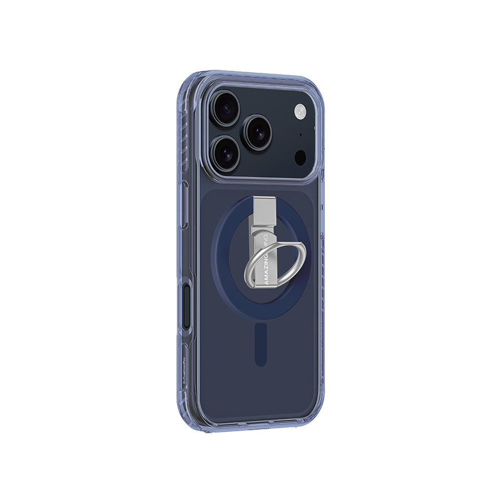 Amazingthing Titan Pro Serisi iPhone 17 Pro Max M-safe Şarj Özellikli Yüzük Standlı Kılıf