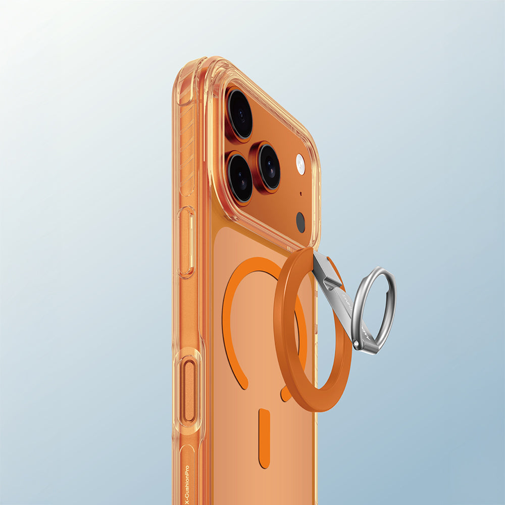 Amazingthing Titan Pro Serisi iPhone 17 Pro Max M-safe Şarj Özellikli Yüzük Standlı Kılıf
