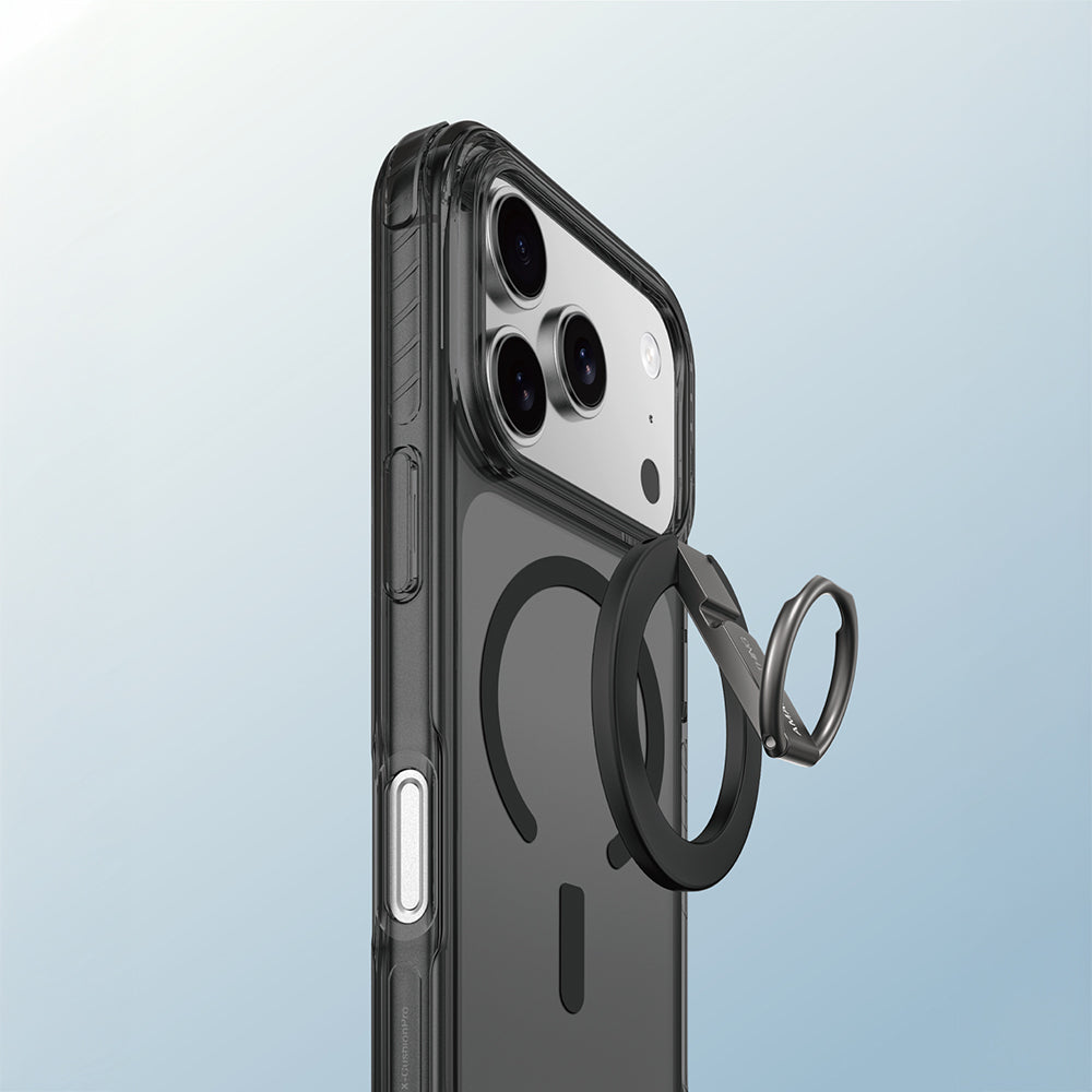 Amazingthing Titan Pro Serisi iPhone 17 Pro Max M-safe Şarj Özellikli Yüzük Standlı Kılıf