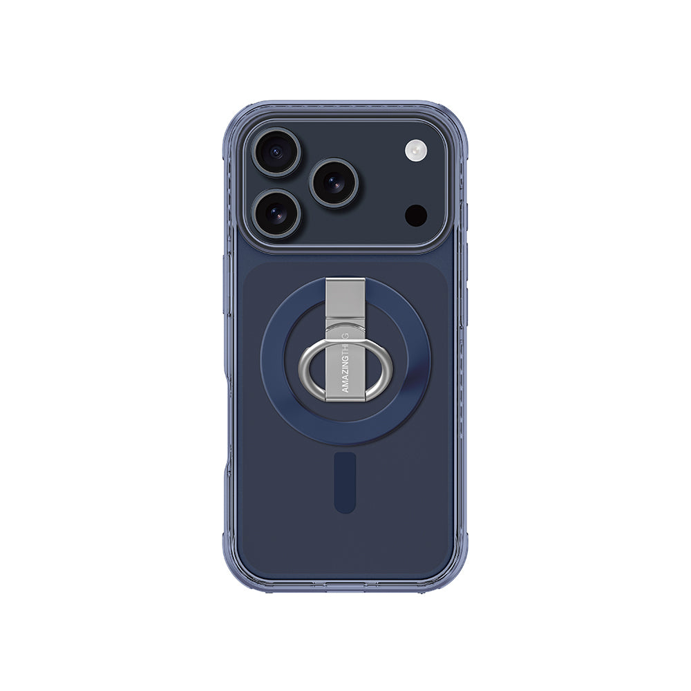 Amazingthing Titan Pro Serisi iPhone 17 Pro Max M-safe Şarj Özellikli Yüzük Standlı Kılıf