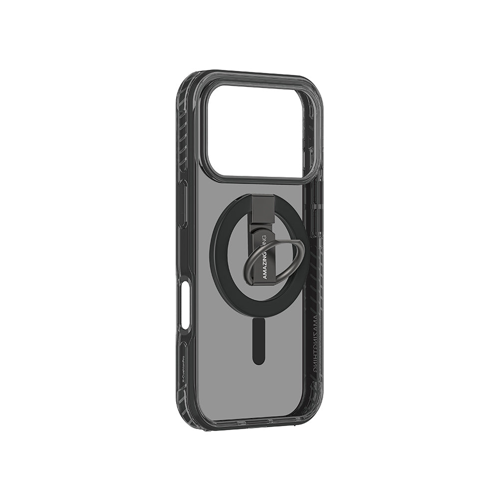 Amazingthing Titan Pro Serisi iPhone 17 Pro Max M-safe Şarj Özellikli Yüzük Standlı Kılıf